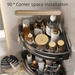 SOWE No-Drill Plastic Triangle Commercial Washstand Wall-Mounted Storage Rack Bathroom Kitchen Organizer_maomaolike.com
