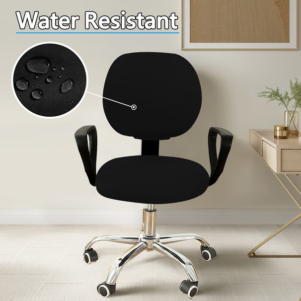 New Cross-border 75D Milk Silk Waterproof Split Office Solid Color Elastic Computer Swivel Chair Cover, Summer Dropshipping_maomaolike.com