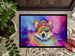 Corgi Hippie Dawg Doormat Front Door Mat Indoor Outdoor Rugs For Entryway, Non Slip Washable Low Pile, 24H X 36W_maomaolike.com