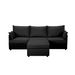 93.7' Sectional Sofa With Ottoman_maomaolike.com