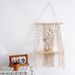 Cross-Border Hot Selling Hand-Woven Tapestry Cotton Rope Wall Bohemian Storage Rack Hotel Homestay Children's Room Hanging Decorat_maomaolike.com
