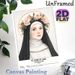 St. Rose Of Lima Themed Painting Poster, Soft Watercolor Saint Portrait Poster, Inspirational Spiritual Message, Ideal For Church And Home Wall Decor_maomaolike.com