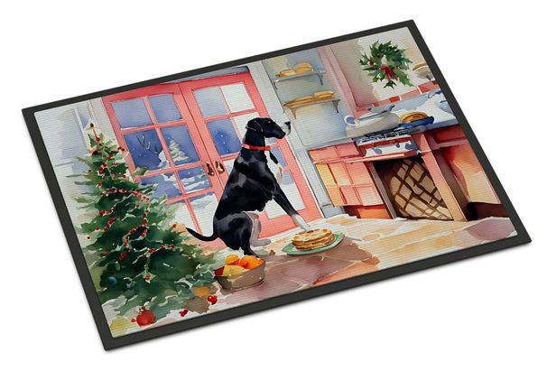 Great Dane Christmas Cookies Doormat Front Door Mat Indoor Outdoor Rugs For Entryway, Non Slip Washable Low Pile, 24H X 36W_maomaolike.com