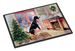 Great Dane Christmas Cookies Doormat Front Door Mat Indoor Outdoor Rugs For Entryway, Non Slip Washable Low Pile, 24H X 36W_maomaolike.com