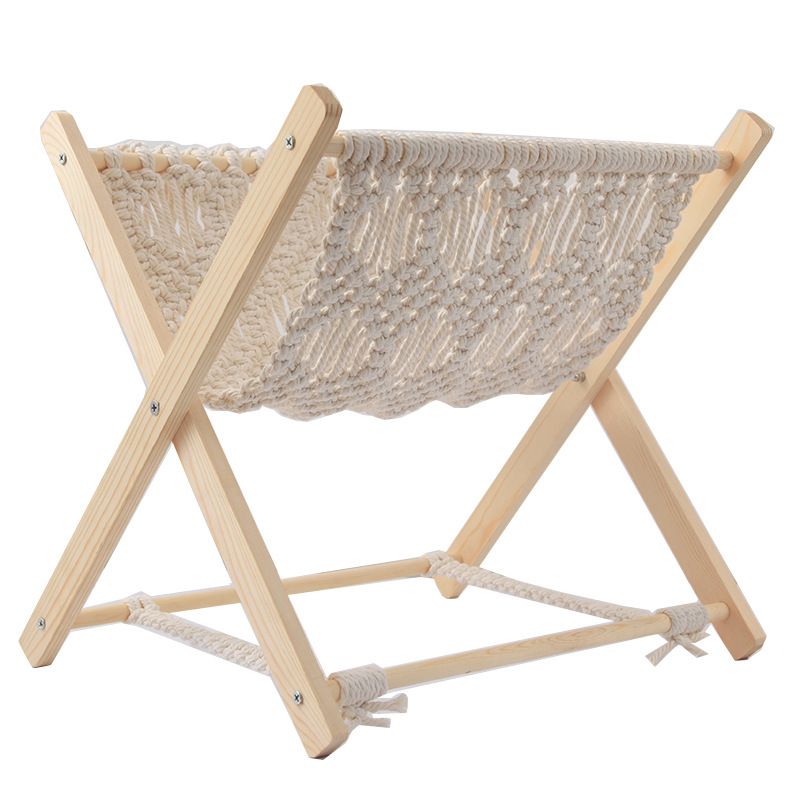 Nordic Cotton Rope Woven Storage Organizer Foldable Magazine Creative Desktop Book And Newspaper Floor Rack Photography_maomaolike.com
