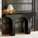 Console Table, Wooden Entryway Table Sofa Table With Arch Base_maomaolike.com