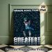 Hip-hop Singer Painting Poster, Atmospheric Stage Performance With Starry Backdrop Poster, Eye-catching Rap-themed Decor Ideal For Music Studio_maomaolike.com