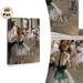 Ballet Class Themed Painting Poster, Vintage Impressionist Ballet Dancers & Instructor Scene Poster, Timeless Classic Art Decor Perfect For Home_maomaolike.com