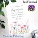 Psalm 4:8 Scripture Painting Poster, Soft Watercolor Wildflower Poster, Calming Faith-based Inspirational Verse Design, Suitable For Bedroom, Living_maomaolike.com