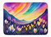 Crocus In Color Memory Foam Kitchen Mat Machine Washable Anti-Fatigue Mat Cushion Comfort Bath Mat Or Kitchen Rug_maomaolike.com