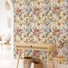 45cm*300cm Elegant Floral Wallpaper | Peel & Stick Removable Waterproof | Vintage Botanical Wall Decor | Renter-Friendly_maomaolike.com