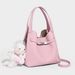 Unique Design Large-capacity Tote High-end Feel, Casual And Laid-back Style, With A Clasp, Can Be Worn As An Underarm Shoulder Bag_maomaolike.com