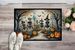 Calacas Skeletons Spooky Halloween Doormat Front Door Mat Indoor Outdoor Rugs For Entryway, Non Slip Washable Low Pile, 24H X 36W_maomaolike.com