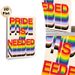 Pride Slogan Painting Poster, Vibrant Layered Typographic Poster, Bold Rainbow-hued Text Art, Ideal For Home, Living Room And Office Wall Decor_maomaolike.com