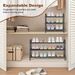 Multi-layered Expandable Shoe Rack, Adjustable Multilayer Shoe Storage Organizer, Space Saving Freestanding Shoe Shelf For Entryway Closet Bedroom_maomaolike.com