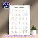 Arabic Alphabet Painting Poster, Soft-colored Clear Arabic Letter Chart Poster, Practical For Arabic Language Learning, Ideal For Study Spaces And_maomaolike.com