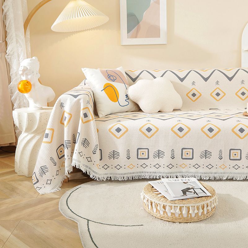 Nordic INS Style One-Piece Cushion Sofa Cover Cloth Summer Home Use All-Inclusive Universal Blanket Wholesale_maomaolike.com