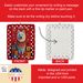 American Eskimo Holiday Christmas Porcelain Ornament Christmas Tree Hanging Decorations For Home Christmas Holiday, Rectangle, Gift, Multicolor_maomaolike.com
