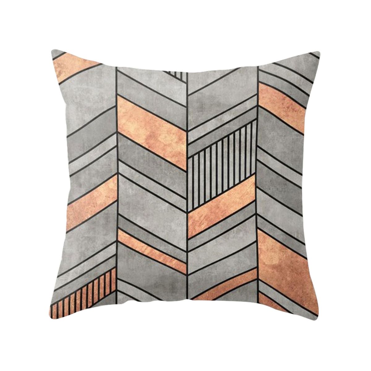Unique Irregular Geometry Printing Pillowcase Bed Sofa Supplies Cushion Cover_maomaolike.com