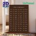 Thai Alphabet Painting Poster, Elegant Brown-toned Minimalist Poster, Practical Language Learning Aid With Phonetic Guides And Golden Lotus Details_maomaolike.com
