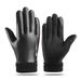 Men's Gloves Cycling sports gloves men and women autumn and winter plus velvet warm non slip touch screen flip cover leaking PU fishing gloves_maomaolike.com