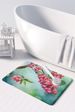 Pennsylvania Mountain Laurels In Watercolor Memory Foam Kitchen Mat Machine Washable Anti-Fatigue Mat Cushion Comfort Bath Mat Or Kitchen Rug_maomaolike.com
