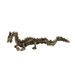 Cross-Border Chinese Flying Dragon Brass Antique Vintage Ornament Tea Pet Handheld Piece Craft Collection_maomaolike.com