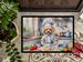Poodle The Chef Doormat Front Door Mat Indoor Outdoor Rugs For Entryway, Non Slip Washable Low Pile, 24H X 36W_maomaolike.com