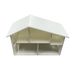 White Plastic Mini House Sculpture Craft, Nordic Minimalist Style Figurine For Living Room Tabletop Layout
_maomaolike.com