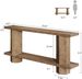Console Table, 2-Tier Hallway Table Sofa Table Behind Couch_maomaolike.com