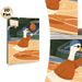 Basketball Duck Painting Poster, Cute Cartoon Style Poster, Vibrant Playful Design With A Cool Duck Playing Basketball On Court, Ideal For Game Room_maomaolike.com