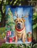 Shar Pei Christmas Reindeer Garden Flag Mailbox Flag Decorative Yard Flag Banner Outside Patio Artwork Yard Flower Beds, Garden Size, Multicolor_maomaolike.com
