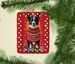 Border Collie Holiday Christmas Porcelain Ornament Christmas Tree Hanging Decorations For Home Christmas Holiday, Rectangle, Gift, Multicolor_maomaolike.com