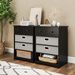 4-Drawer Dresser Modern Chest Storage Organizer With Open Shelves_maomaolike.com