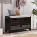 Storage Bench With Removable Basket And 2 Drawers,Fully Assembled Shoe Bench With Removable Cushion_maomaolike.com