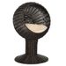 27" Rattan Wicker Elevated Cat House Kitty Scratch House Pet Bed W/ Cushion_maomaolike.com