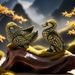 Handmade Pure Copper Creative Pair Of Small Ducks Antique Bronze Decoration For Study Room Dormitory Gift Tea Pet Collectible Disp_maomaolike.com