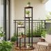 Plant Stand, Multiple Potted Plants Holder Corner Flower Shelf_maomaolike.com