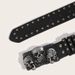 Desinger Belts For Women High Quality Luxury Brand Punk Goth Rivet Black Jeans Unisex Men Belt Paw Skull Buckle_maomaolike.com