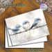Three Blue Birds Painting Poster, Soft Watercolor-style Bird Scene Poster, Delicate Tranquil Design Suitable For Living Room, Bedroom And Office_maomaolike.com