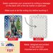 Scottish Deerhound Christmas Reindeer Porcelain Ornament Christmas Tree Hanging Decorations For Home Christmas Holiday, Rectangle, Gift, Multicolor_maomaolike.com
