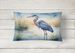Birds, Birds, Birds Throw Pillow Throw Pillow For Indoor Couch Bed Outdoor Patio Washable, Blue Heron Emerging 7491,12Hx16W_maomaolike.com