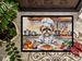Lhasa Apso The Chef Doormat Front Door Mat Indoor Outdoor Rugs For Entryway, Non Slip Washable Low Pile, 24H X 36W_maomaolike.com