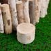 Trunk Natural Segment Solid Decorative Tree Stump Landscaping White Birch Wood Pile Fence Barrier Log Dry Branch_maomaolike.com