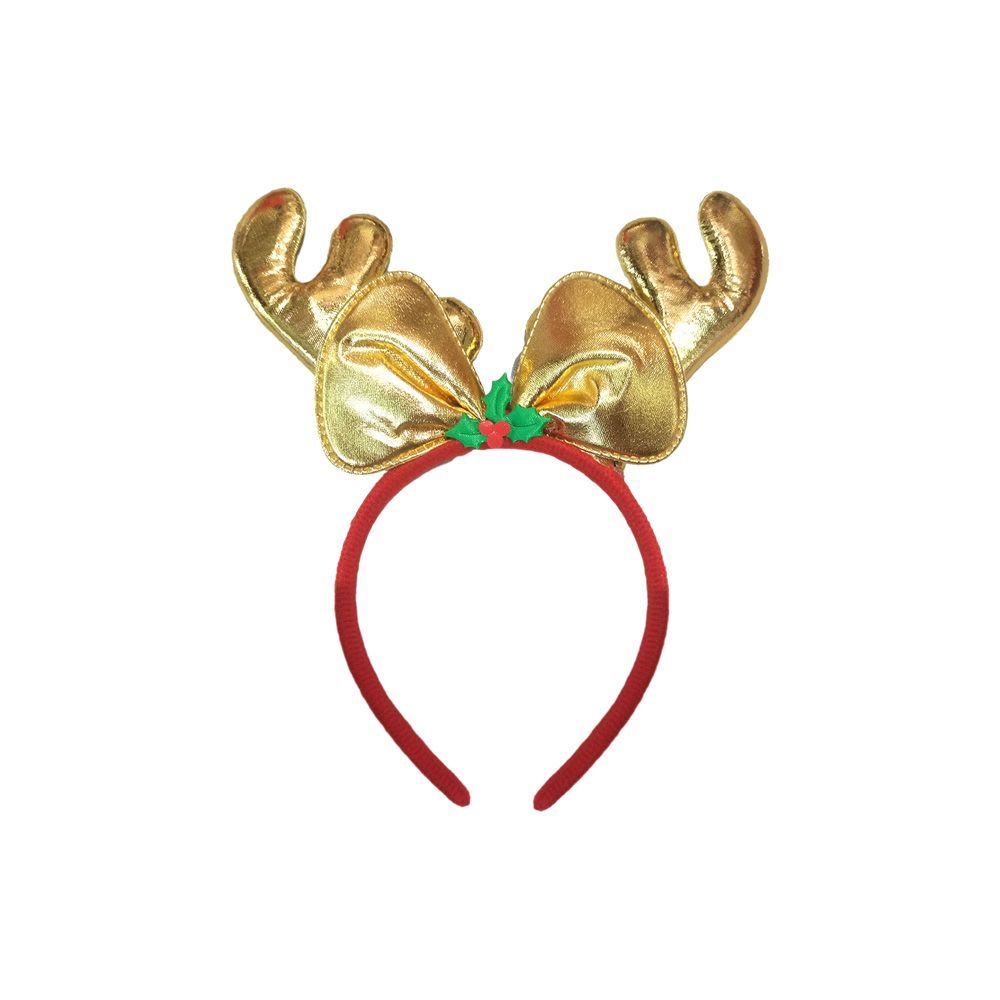 Christmas Headband Reindeer Antlers Clips Santa Claus Hats 12 Pcs_maomaolike.com