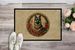 Norwegian Elkhound Christmas Flowers Doormat Front Door Mat Indoor Outdoor Rugs For Entryway, Non Slip Washable Low Pile, 24H X 36W_maomaolike.com