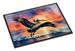 Pelican Fiery Sunset Doormat Front Door Mat Indoor Outdoor Rugs For Entryway, Non Slip Washable Low Pile, 24H X 36W_maomaolike.com