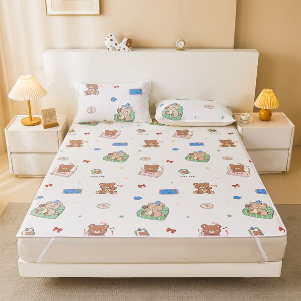 Class A Waterproof Urine Protector Home Use Children's Soft Bed Anti-Stain Dirt-Proof Mat Mattress Pad_maomaolike.com