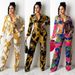 Women's Clothing Fashion Sports And Leisure Milk Silk Printed Two-piece Suit_maomaolike.com