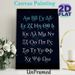 Greek Alphabet Painting Poster, Gradient-colored Greek Letters On Starry Sky Poster, Useful For Learning Greek Alphabet, Ideal For Study Room And Home_maomaolike.com